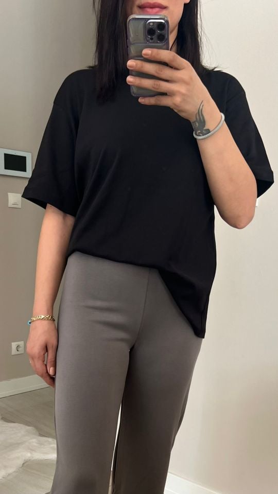 Pamuklu Oversize Tişört